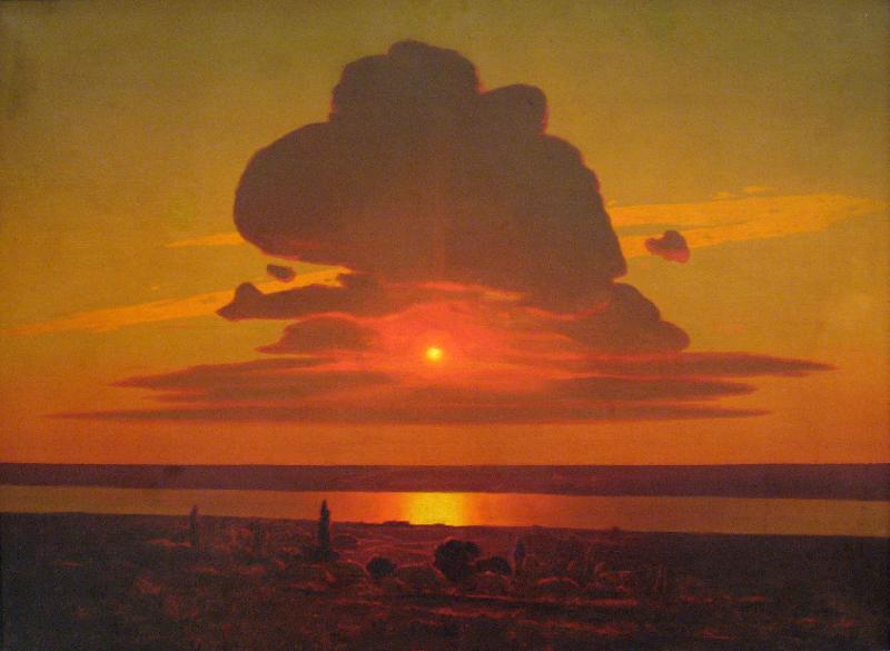 Arkhip Kuinji Red sunset on the Dnieper Germany oil painting art